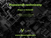 Praca za granicą- Pracownik techniczny- od zaraz!