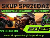 Skup quadów motocykli skuterów kazda marka I stan